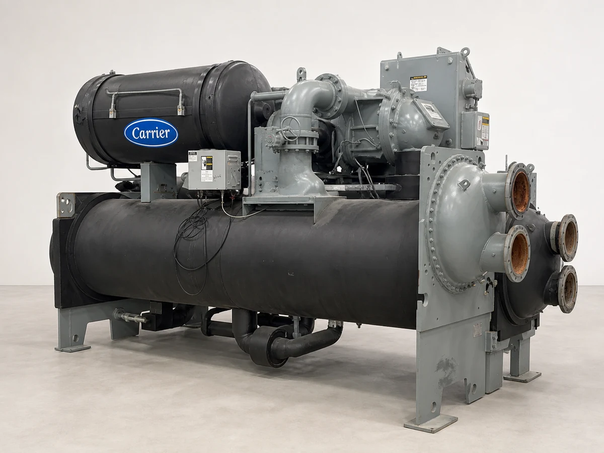 Water-Cooled Centrifugal Chiller – Carrier – Cooling Capacity 2,350 kW