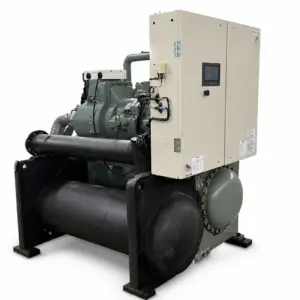 Semi-hermetic water-cooled screw chiller – HITACHI – Cooling Capacity 713 kW