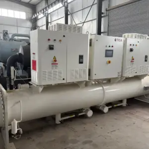 TICA TWSF349.2ECIV-A 1190 kW flooded water-cooled screw chiller actual unit